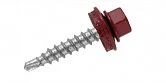 Саморез кровельный 4,8*70 RAL 3005 красный