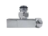Вентиль квадратный угловой 3/4"вн. - 1/2"нар.,г/ш для ПС MRV-S (пара)