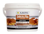 Эмаль для пола акриловая золотисто-коричневая Лакра 0,9кг (6) купить в каталоге интернет магазина СМИТ с доставкой по Улан-Удэ