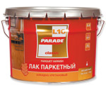 Лак паркетный алкидный полуматовый PARADE L10, 10л  купить в каталоге интернет магазина СМИТ с доставкой по Улан-Удэ