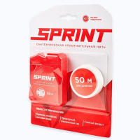 Нить для герметизации резьбы "Sprint" 5000 см (Набор катушек 2*50м, блистер)