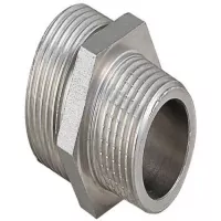 Переходник (бочата) 1 1/4"-1 1/2" резьба наруж.-наруж. никель 580 VT