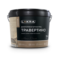 Декоративная штукатурка Лакра Декор Травертино 15кг