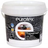 Лак паркетный акриловый матовый EUROTEX ЭКО, 0,8л (6)