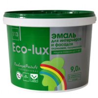 Эмаль акриловая Радуга Eco-Lux С 9л