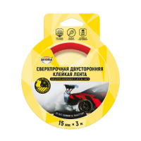 Скотч двусторонУФ сверхпроч. 15мм*3м  AVIORA 303-013 (36шт/уп)