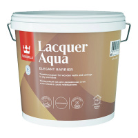 Лак интерьерный акриловый полуглянцевый TIKKURILA LACQUER AQUA, 2,7л
