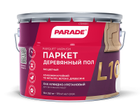 Лак паркетный алкидный полуматовый PARADE L10, 2,5л (3)