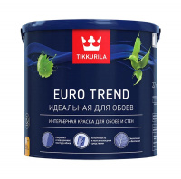 Краска TIKKURILA EURO TREND A 2,7 л для обоев купить в каталоге интернет магазина СМИТ с доставкой по Улан-Удэ