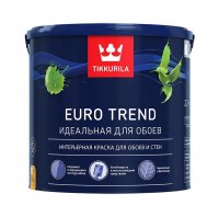 Краска TIKKURILA EURO TREND A 2,7 л для обоев купить в каталоге интернет магазина СМИТ с доставкой по Улан-Удэ