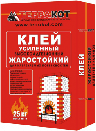 Клей для плитки Терракот термостойкий усиленный 25кг (48) купить в каталоге интернет магазина СМИТ с доставкой по Улан-Удэ
