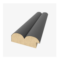 Профиль Старт-Финиш МДФ Stella Wave De Luxe Black Lead 2700*55*16 (4шт.упак.)