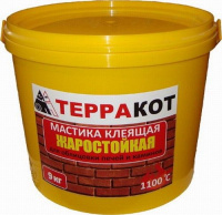 Мастика для печей и каминов Терракот термостойкая 2,5кг (4) купить в каталоге интернет магазина СМИТ с доставкой по Улан-Удэ
