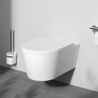 Унитаз подвесной AM.PM Func C8F1701SC,54 см FlashClean с сиденьем микролифт