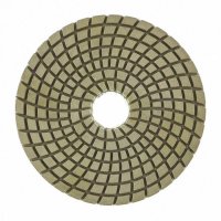 Круг шлифовальный гибкий алмазный 100мм Р200, мокрое шлифование (73509)