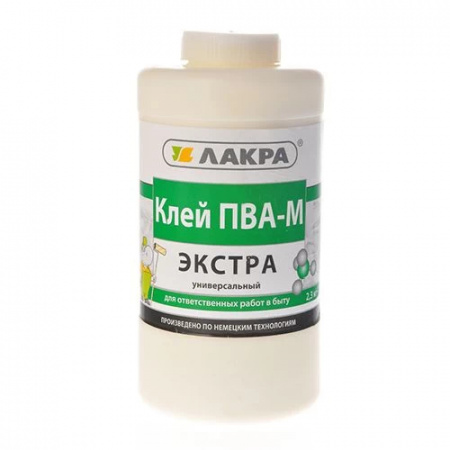 Клей ПВА Лакра Экстра 2,3кг (6) купить в каталоге интернет магазина СМИТ с доставкой по Улан-Удэ