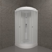 Душ.кабина Вельвет 88*88 А 1/4 круга, низ. подд.,сифон(матовые стекла) купить в каталоге интернет магазина СМИТ с доставкой по Улан-Удэ