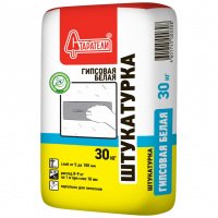 Штукатурка Старатели гипсовая белая 30 кг (50) купить в каталоге интернет магазина СМИТ с доставкой по Улан-Удэ