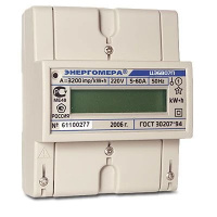 Счетчик 1ф. Энергомера CE101 R5 145(ЦЭ6807П) 1,0 220В 5-60А на дин-рейку мех. табло