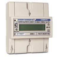 Счетчик 1ф. Энергомера CE101 R5 145(ЦЭ6807П) 1,0 220В 5-60А на дин-рейку мех. табло