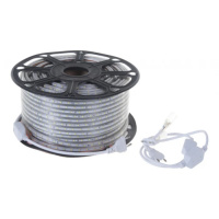 Лента светодиодная 220V 2835/60led IP68 4.8вт КРАСНАЯ Jazzway