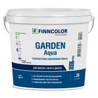 Эмаль FINNCOLOR GARDEN AQUA А 0,9 л п/мат.