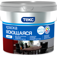 Краска в/д Моющаяся Текс Профи A 0,9л купить в каталоге интернет магазина СМИТ с доставкой по Улан-Удэ