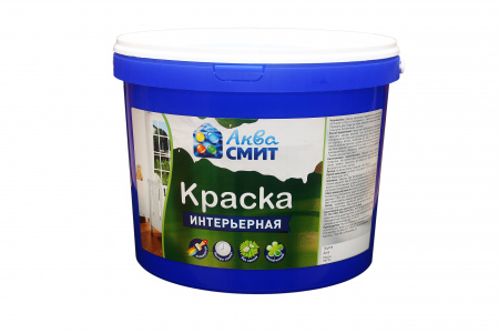 Краска в/д Интерьерная АКВА СМИТ  7кг  купить в каталоге интернет магазина СМИТ с доставкой по Улан-Удэ