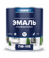 Эмаль ПФ-115  PROREMONTT 0,9 кг серая RAL7004 (10)