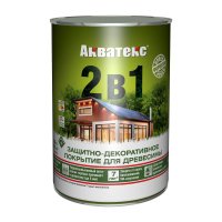 Антисептик лессирующий алкидный п/мат Акватекс 2в1 махагон 9л (Р)