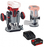 Фрезер Einhell АККУМ PXC TP-RO 18 Set Li BL,18В,10-30 т/мин,цанга 6/8 мм + 1 акк.4 Ач + ЗУ 3А (4350410SET)