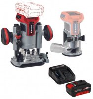 Фрезер Einhell АККУМ PXC TP-RO 18 Set Li BL,18В,10-30 т/мин,цанга 6/8 мм + 1 акк.4 Ач + ЗУ 3А (4350410SET)
