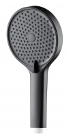 Лейка для душа "VODA",Black, 3 реж., диам. 130, арт. VSP15