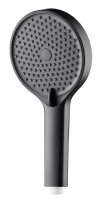 Лейка для душа "VODA",Black, 3 реж., диам. 130, арт. VSP15
