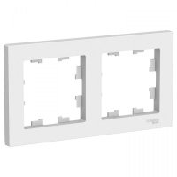 Рамка 2-ая IP44 Белый AQUA AtlasDesign ATN440102 (5/30)
