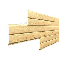 Сайдинг металл. "LбрусXL-Plus" 0.36*3м ECOSTEEL Сосна глянец. (0,5мм)