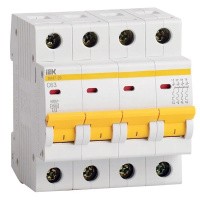 Выключатель-автомат IEK ВА 47-29 4P 63A 4,5кА хар-ка C