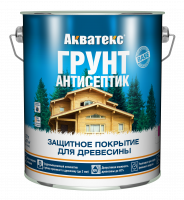 Антисептик грунт алкидный Акватекс, 2,7л б/ц (4)