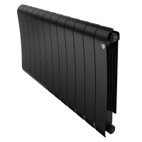 Радиатор биметал. Royal Thermo Infinity 500 12 секций Noir Sable 500/90 (2064 Вт)