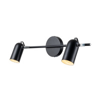 Светильник настенно-потолочный Escada 696/2A E14*40W Black/Chrome