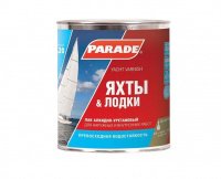 Лак яхтный алкидный полуматовый PARADE L20, 0,75л (6) купить в каталоге интернет магазина СМИТ с доставкой по Улан-Удэ
