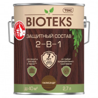 Антисептик лессирующий алкидный BIOTEKS палисандр 2,7л купить в каталоге интернет магазина СМИТ с доставкой по Улан-Удэ