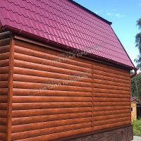 Сайдинг металл. Woodstock 0.356*3м ECOSTEEL Мореный дуб глянц. (0,5мм) купить в каталоге интернет магазина СМИТ с доставкой по Улан-Удэ