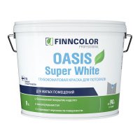 Краска FINNCOLOR OASIS SUPER WHITE 3л для потолков 