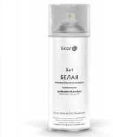 Краска спрей ELCON грунт-эмаль 3в1 белая RAL9003 матовая (12)
