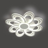 Люстра MANILA 8198/95L бел.металл/акрил LED 95W 220V пульт ДУ 3000-6000К купить в каталоге интернет магазина СМИТ с доставкой по Улан-Удэ
