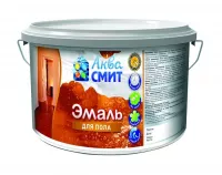 Эмаль для пола акриловая золотисто-коричневая АКВА СМИТ  6кг