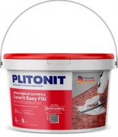 Затирка для швов PLITONIT Colorit EasyFill  серебристо-серая 1кг (эпоксидная)
