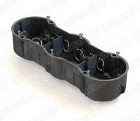 Подрозетник для 3-мест.212х70х45 IP30 в бетон GE40009
