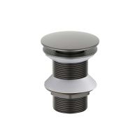 Донный клапан AQUATEK AQ6003BGM,Push-open без перелива, оружейная сталь